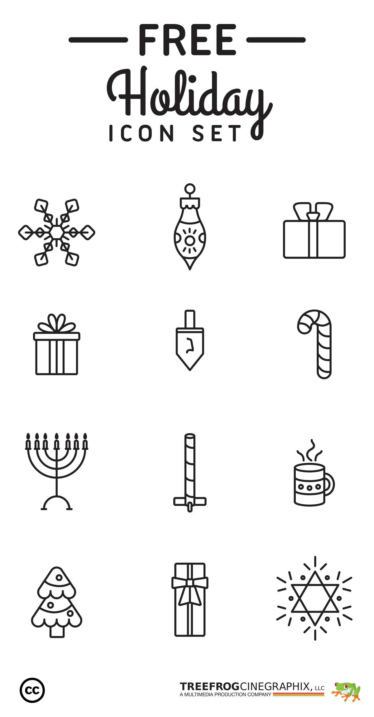 download free holiday icon set